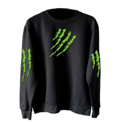 6IX9INE Black Kids Crewneck Tata Claw