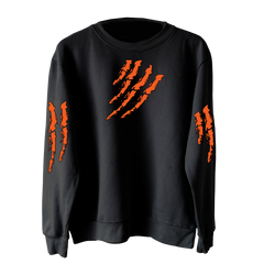 6IX9INE Black Kids Crewneck Tata Claw