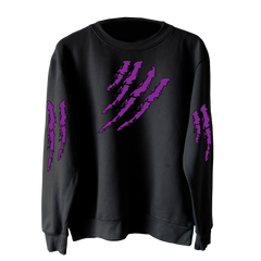 6IX9INE Black Kids Crewneck Tata Claw