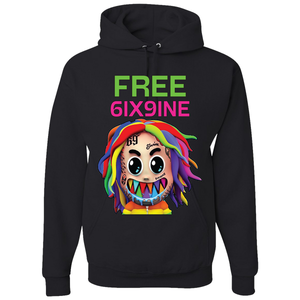 FREE 6IX9INE Black Hoodie