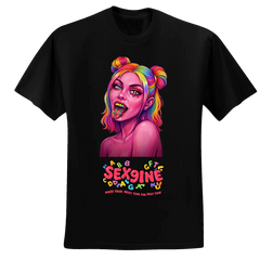 SeX9INE Black T-shirt (Women)