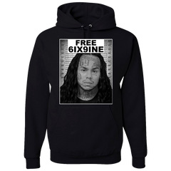 MUGSHOT FREE 6IX9INE Black Hoodie